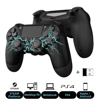 Беспроводной геймпад DATA FROG DualShock для PS4/PC/iOS/Android с адаптером