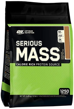 Гейнер Optimum Nutrition Serious Mass 5450 грамм Шоколад-арахис