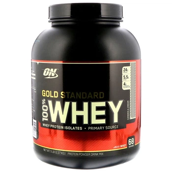 Протеїн Optimum Nutrition 100% Whey Gold Standard 2270 грам Печиво і крем (101426-7)