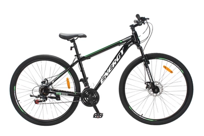 Велосипед CrossBike Energy 29" 17" Чорний-Зелений