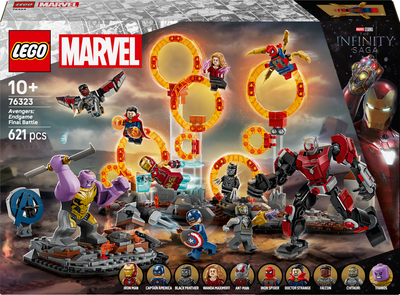 Конструктор LEGO Super Heroes Marvel Мстители: Завершение. Решающая битва 621 деталь (76323)