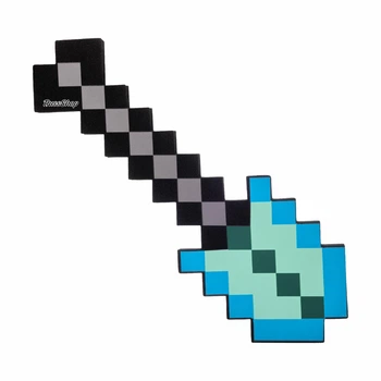 Игрушка Лопата Майнкрафт Алмазная Minecraft 45 см синяя (6366)