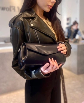 Сумка багет молодежная широкий ремень кожаная средняя синяя ARTiS Bags 1757 5607