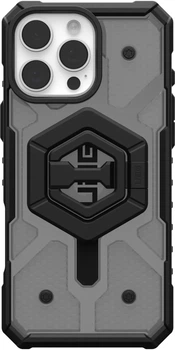 Etui plecki Urban Armor Gear Pathfinder Clear Magsafe do Apple iPhone 16 Pro Max Magnetic Ring Ash/Black Stand (1144651BV02)