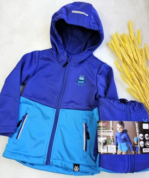 Дитяча куртка софтшел на флісі водонепроникна Lupilu 98-104 см Softshell 023508