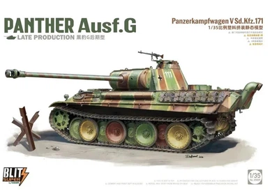 Збірна модель 1/35 Танк Пантера Ausf.G (пізніх серій) Takom 35001
