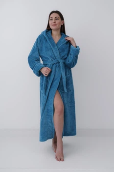 Халат жіночий UT HT01 2224 6XL Морська хвиля