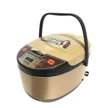 Мультиварка Rainberg Rb-6207 с фритюрницей, 12 программ, чаша 6л 1500 Вт, книга рецептов, электронная, с тефлоновым покрытием
