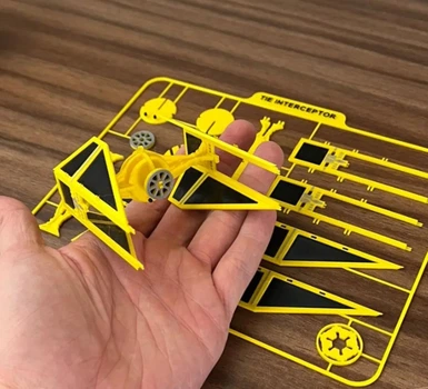 3D-набор "TIE Interceptor" — сборная модель истребителя из вселенной Star Wars