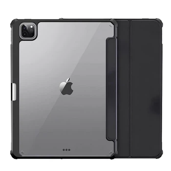 Силиконовый чехол книжка для iPad 10 10.9" с держателем для стилуса USAMS US-BH841 Winron Series. Black