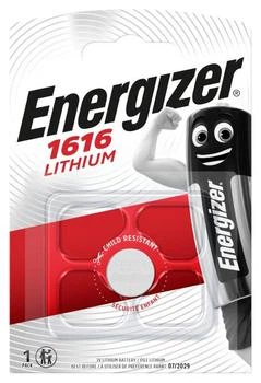 Батарейка литиевая ENERGIZER CR1616