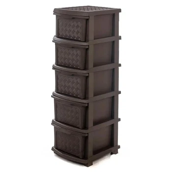 Комод-органайзер R-plastic Компакт Макс пластиковий 5 ящиків