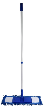 Швабра для пола Feniks Mop Duo Chenille сменная насадка микрофибра телескопическая ручка 125 см Синий