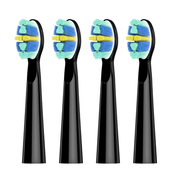 Насадки для зубних щіток Seago SG-D112 (SG-2303, 2315, 507, 575, 958, EK9) 4шт Чорні