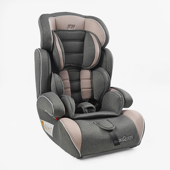 Детское универсальное автокресло с бустером JOY 8690-15 группа 1-2-3 серое