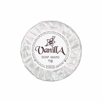 Мило готельне 15 гр "Vanilla", комплект 100 шт.