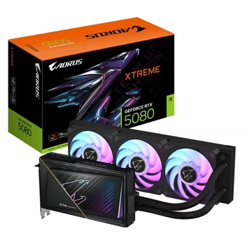 Відеокарта Gigabyte GeForce RTX 5080 XTREME WATERFORCE 16G (GV-N5080AORUSX W-16GD)