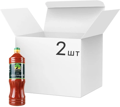 Упаковка соусу Болоньєзе Bonsai Professional 1000 мл x 2 шт (4820210550852_1)