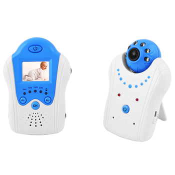 Цифровая радионяня с камерой и экраном 8001 1.5" 350 mAh 25 м Blue (2686)