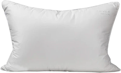 Подушка MirSon №206 Silver Cloud Гусячий пух низька 40х60 см (2200009348846)