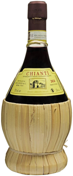 Вино Renzo Masi Chianti Fiasco DOCG 2024 червоне сухе 0.75 л 13% у солом'яному кошику (8005256000226)