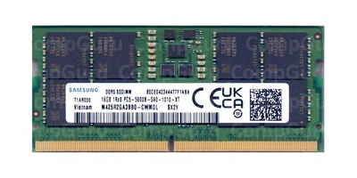 Оперативная память для ноутбука Samsung DDR5 16GB 5600MHz SO-DIMM 1Rx8 PC5-5600B (M425R2GA3BB0-CWMOL)