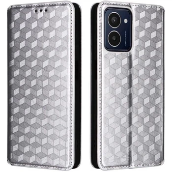 Чехол Deexe Rhombus Book для HMD Pulse / Pulse Pro / Pulse Plus - Silver