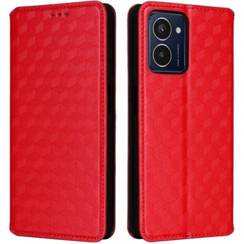Чехол Deexe Rhombus Book для HMD Pulse / Pulse Pro / Pulse Plus - Red