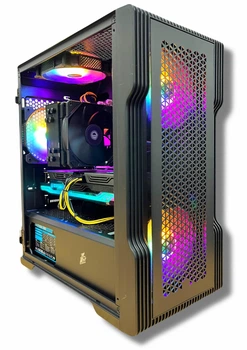 Компьютер PowerCube G07-164 (AMD Ryzen 5 9500F / 32Gb / Radeon RX 7600 8Gb / SSD 1Tb / 500W / ARGB)
