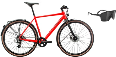 Набор Велосипед Orbea Carpe 25 2020 M Red-Black (K40553QT) + Очки Rudy Project Spinshield AIR Black Matte Smoke Black (SP841006-0000)