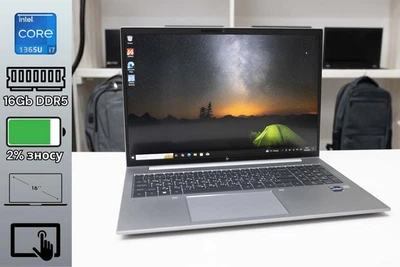 Ноутбук для дому та роботи HP Zbook Firefly 16 G10 Silver i7-1365U 16RAM 512SSD RTX A500 FHD Touch 16” Б/В
