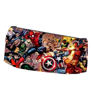 Пенал шкільний Марвел Marvel двосторонній 22х11 см (pn_0081)