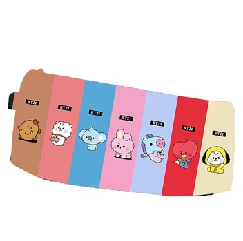 Пенал шкільний BTS БТ21 BT21 Bangtan Boys Бтс двосторонній 22х11 см (pn_0127)