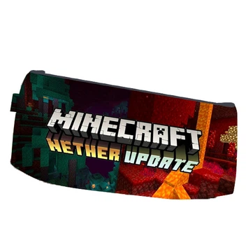 Пенал шкільний Майнкрафт Minecraft двосторонній 22х11 см (pn_0071)