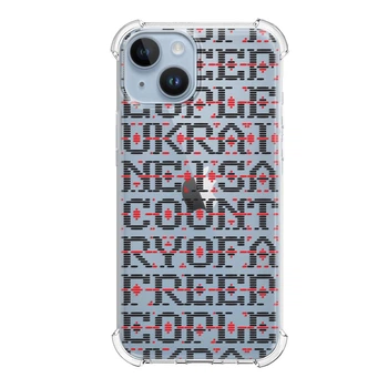 Cиліконовий чохол для iPhone 15 протиударний Вишивка