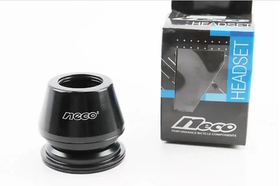 Рулевая колонка NECO H112 N 1-1/8" 44/28,6x44/30 резьбовая вилка высокая черная