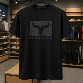 Чоловіча футболка Dawin Breaks XL Чорна (DW-149)