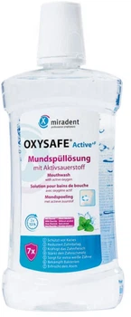 Ополіскувач для ротової порожнини Miradent з Активним киснем Oxysafe Active +F 500 мл (4250107603581)