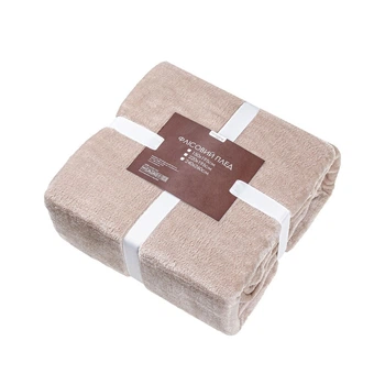 Флісовий плед Home Line. Бежевий-240х260