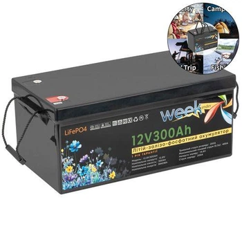 Тяговый аккумулятор Weekender FT12300. 12V. 300A/h. LiFepo4. Аккумулятор для лодочного электромотора.