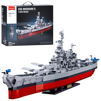 Конструктор Американский линкор USS Missouri (BB-63) Sluban M38-B1291