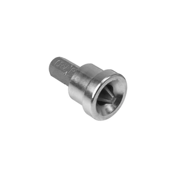Бита стальная Polax с ограничителем PH2*25 мм 1/4" 10 шт (51-090)