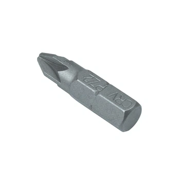 Бита стальная Polax 25 мм PZ2 1/4" ,10 шт (51-072)