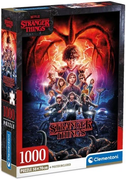 Пазли Clementoni Compact - Нетфлікс. Дивні дива / Netflix. Stranger Things / 1000 елементів (39713)