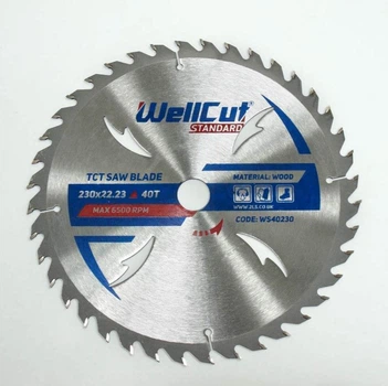 Пиляльний диск WellCut Standard WS40230 40Т 230x22.23 мм