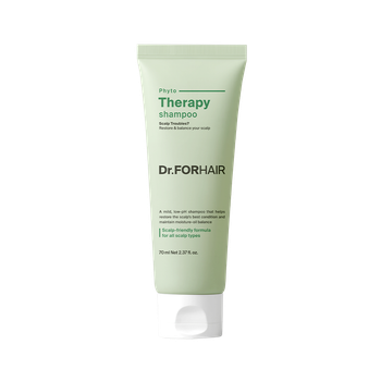 Фітотерапевтичний шампунь для чутливої шкіри голови Dr.FORHAIR Phyto Therapy Shampoo, 70 мл