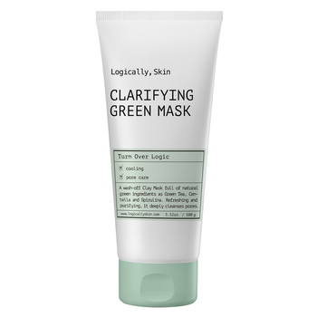 Очищающая маска с глиной и спирулиной Logically, Skin Clarifying Green Mask, 100 г
