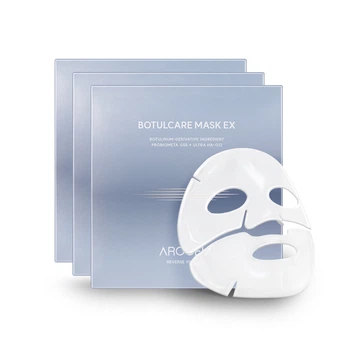 Гидрогелевая маска с ботулиническим полипептидом и коллагеном Arocell Botulcare Mask EX, 42 г * 4 шт