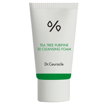 Гель-пенка для умывания с экстрактом чайного дерева Dr.Ceuracle Tea Tree Purifine 30 Cleansing Foam, 10 мл