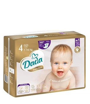 Дитячі підгузки Dada Extra Care №4 7-16кг 42шт